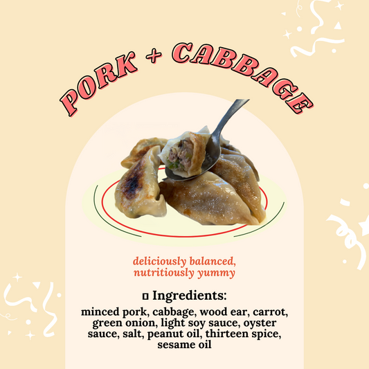 Pork + Cabbage (12 pieces)